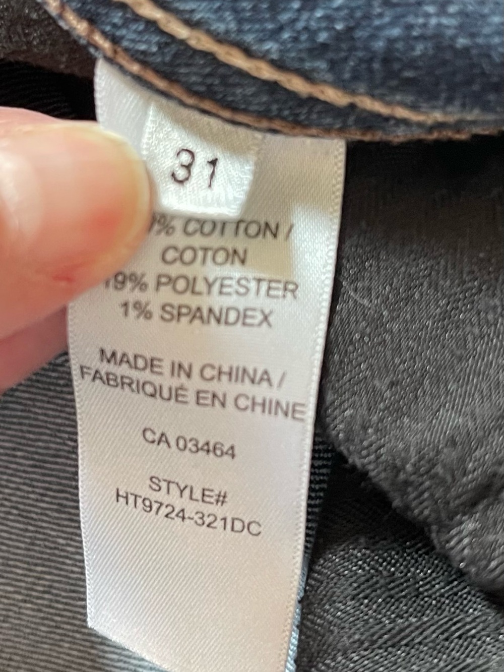 Revolution Claire Mid-Rise Blue Ankle Jeans Size 31 - Picture 5 of 10